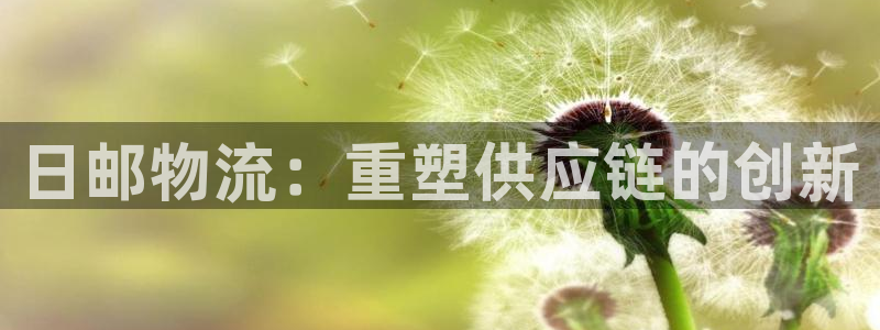 豪门国际游戏官网版：日邮物流：重塑供
