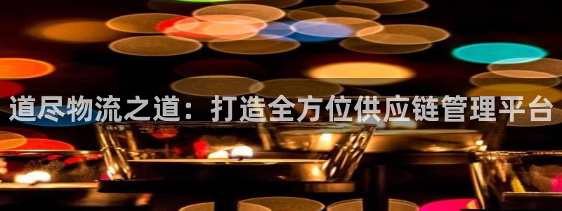 豪门国际赌博被抓：道尽物流之道：打造